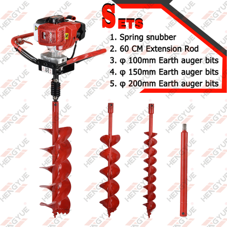 52/58cc 2 Stroke Engine Powered Earth Auger