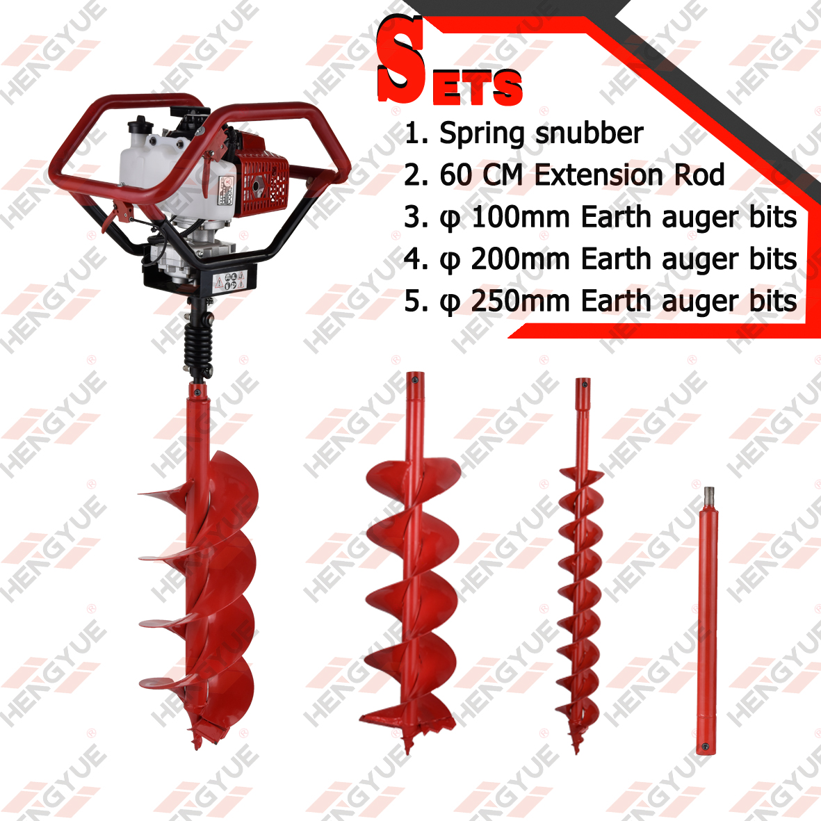 HONDA Earth Auger 1 O 2 Man Operated Earth Auger na may Double Triggers